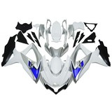 0335 Fairing Suzuki Gsxr600 Gsxr750 K8 08 09 10 White Silver